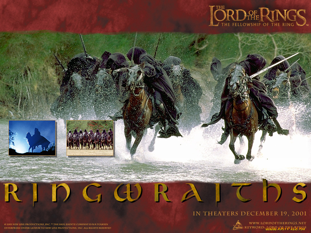 ringwraiths, , , the, lord, of, rings, fellowship, ring